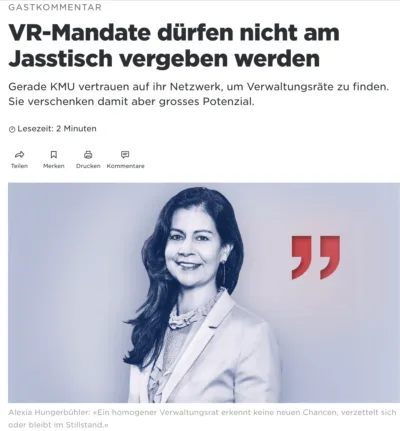 HZ 230428 Vrmandate duerfen nicht am jasstisch vergeben werden