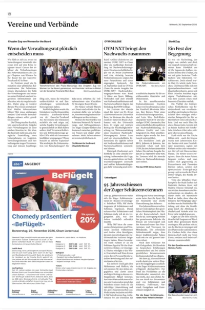 260930 Zuger Zeitung